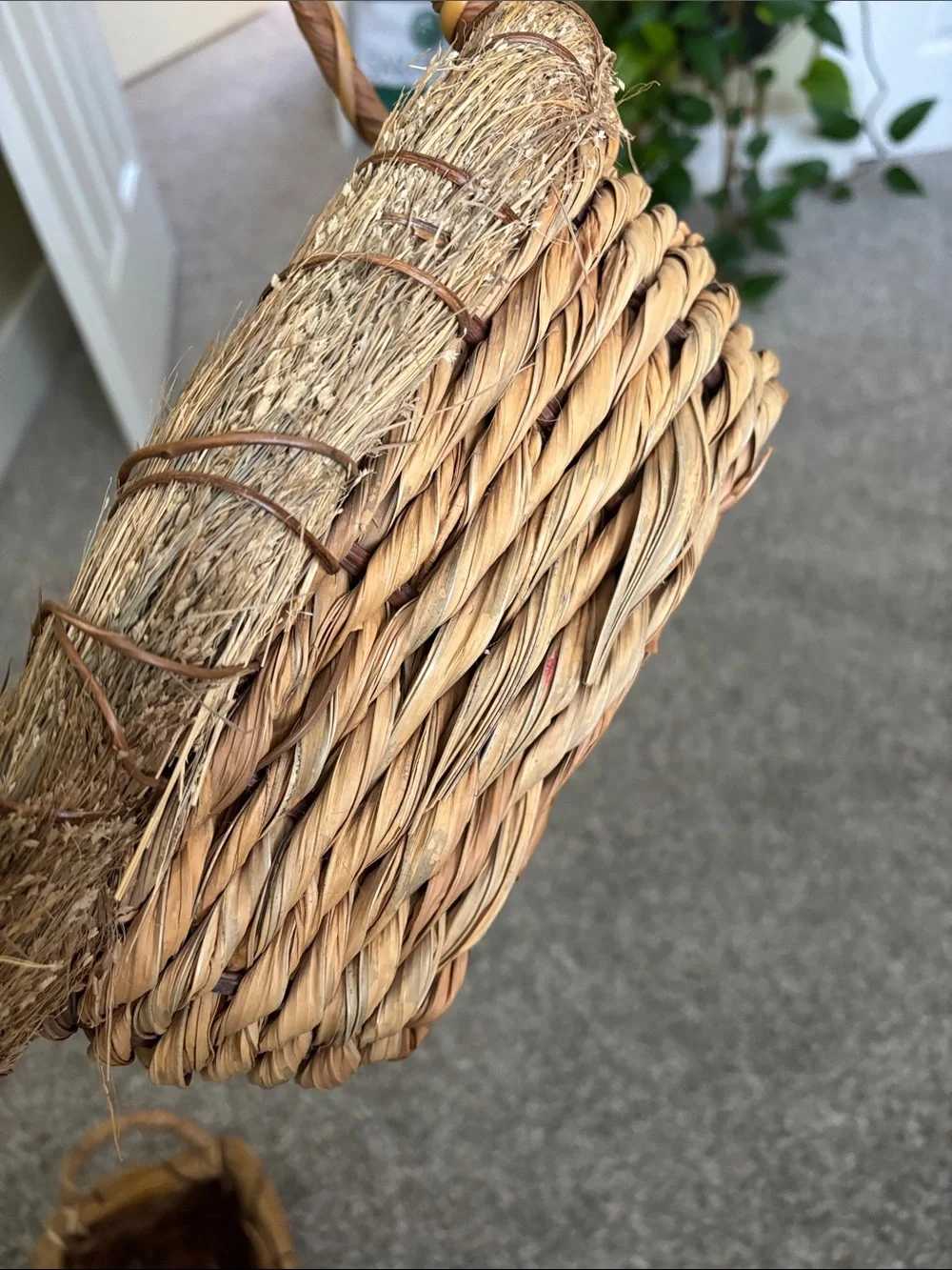 Pottery Barn Natural Woven Basket Set in Brown Tones